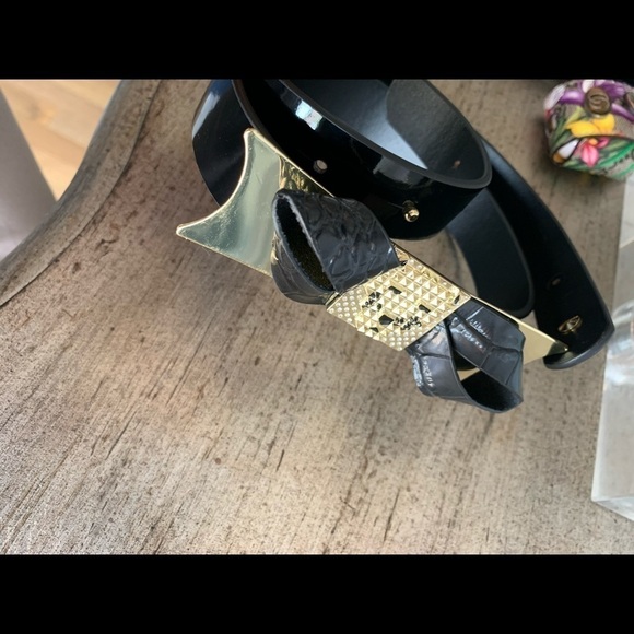 Just Cavalli Cintura Bow Belt